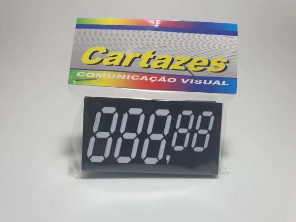 Etiqueta em PVC C/DIGITO E PARCELADO - Imagem 3