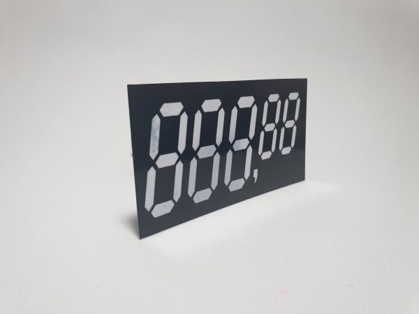 Etiqueta em PVC C/DIGITO E PARCELADO