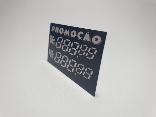 Etiqueta PVC C/Digito PROMOÇÃO Ref.: 047