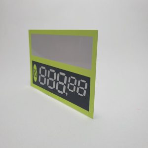 Etiqueta PVC C/Digito FLUORESCENTE Ref.: 017