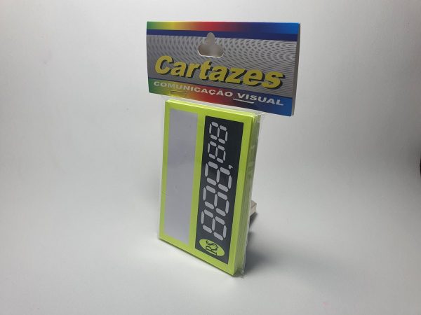 Etiqueta PVC C/Digito FLUORESCENTE Ref.: 017 - Imagem 5