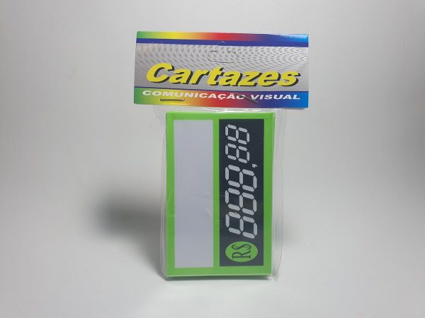 Etiqueta PVC C/Digito FLUORESCENTE Ref.:18 - Imagem 3