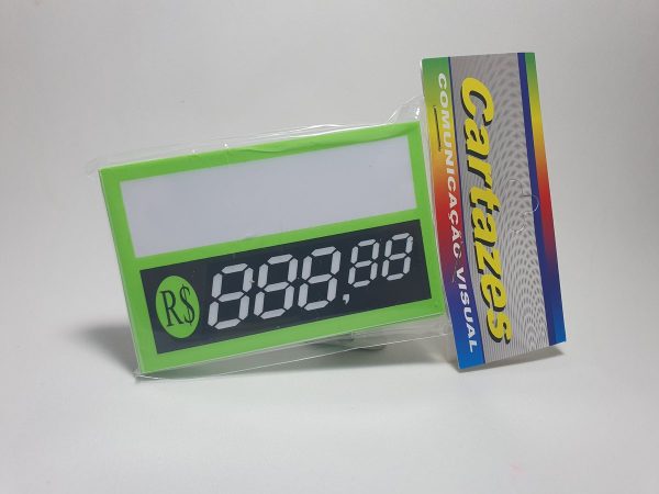 Etiqueta PVC C/Digito FLUORESCENTE Ref.:18 - Imagem 5
