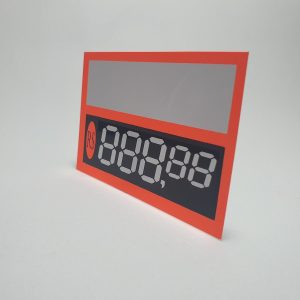 Etiqueta PVC C/Digito FLUORESCENTE Ref.: 016