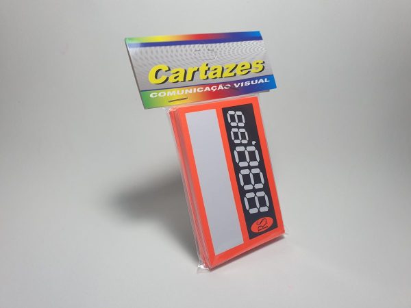 Etiqueta PVC C/Digito FLUORESCENTE Ref.: 016 - Imagem 4