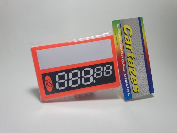 Etiqueta PVC C/Digito FLUORESCENTE Ref.: 016 - Imagem 5