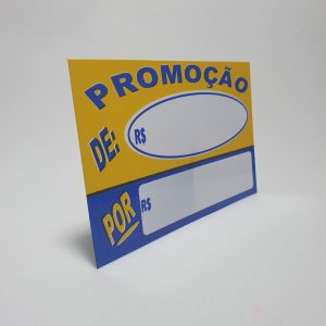 Etiqueta PVC S/Digito PROMOÇÃO MEDIO Ref.: 051