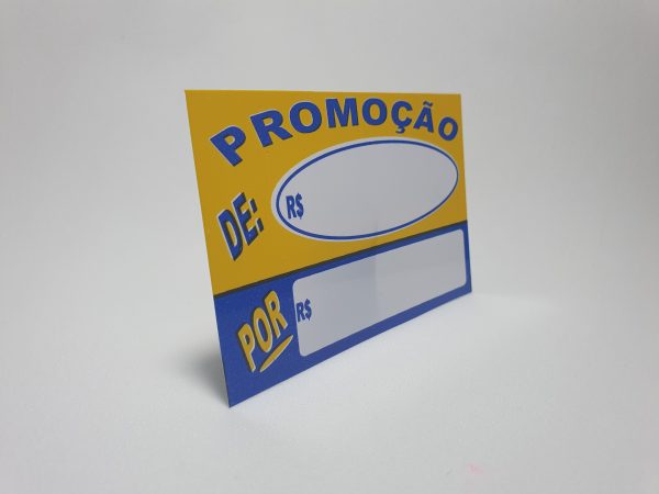 Etiqueta PVC S/Digito PROMOÇÃO MEDIO Ref.: 051