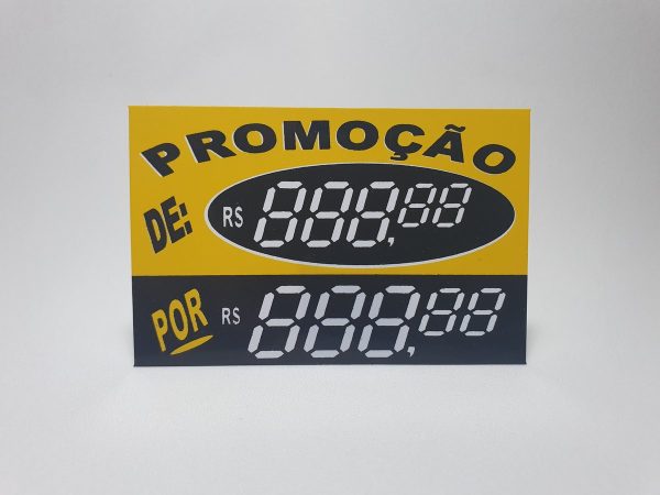 Etiqueta PVC C/Digito PROMOÇÃO MEDIO Ref.: 050 - Imagem 2