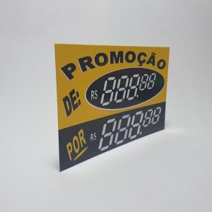 Etiqueta PVC C/Digito PROMOÇÃO MEDIO Ref.: 050